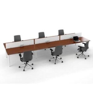 Jiph & Finss Modular Office Workstation | Computer Lab Table | ( 6 SEATER) | MODEL : JIPH-CL-07