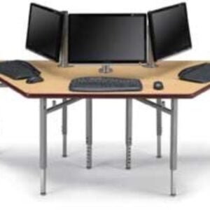 Jiph & Finss  3 SEATER COMPUTER LAB Table | MODEL : JIPH-CL-012