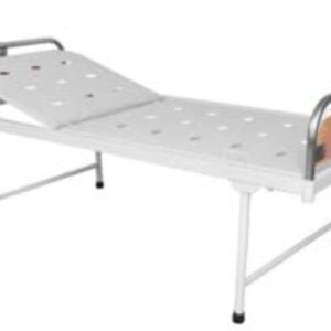Jiph & finss low height medical bed with wooden panel (semi fowler bed- back rest elevation present) | J-H-06