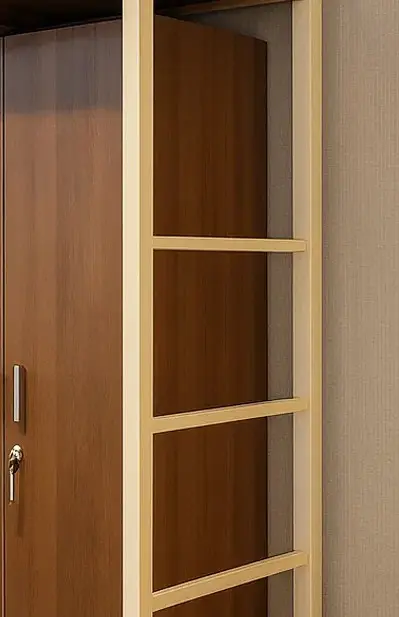 side metal stair