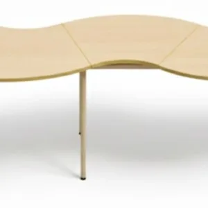 VICTOR-9 JIPH Compact Student Study Desk with Curved Organizer Shelf